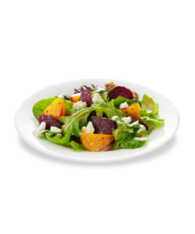Roasted Beat Goat Cheese Salad Jan