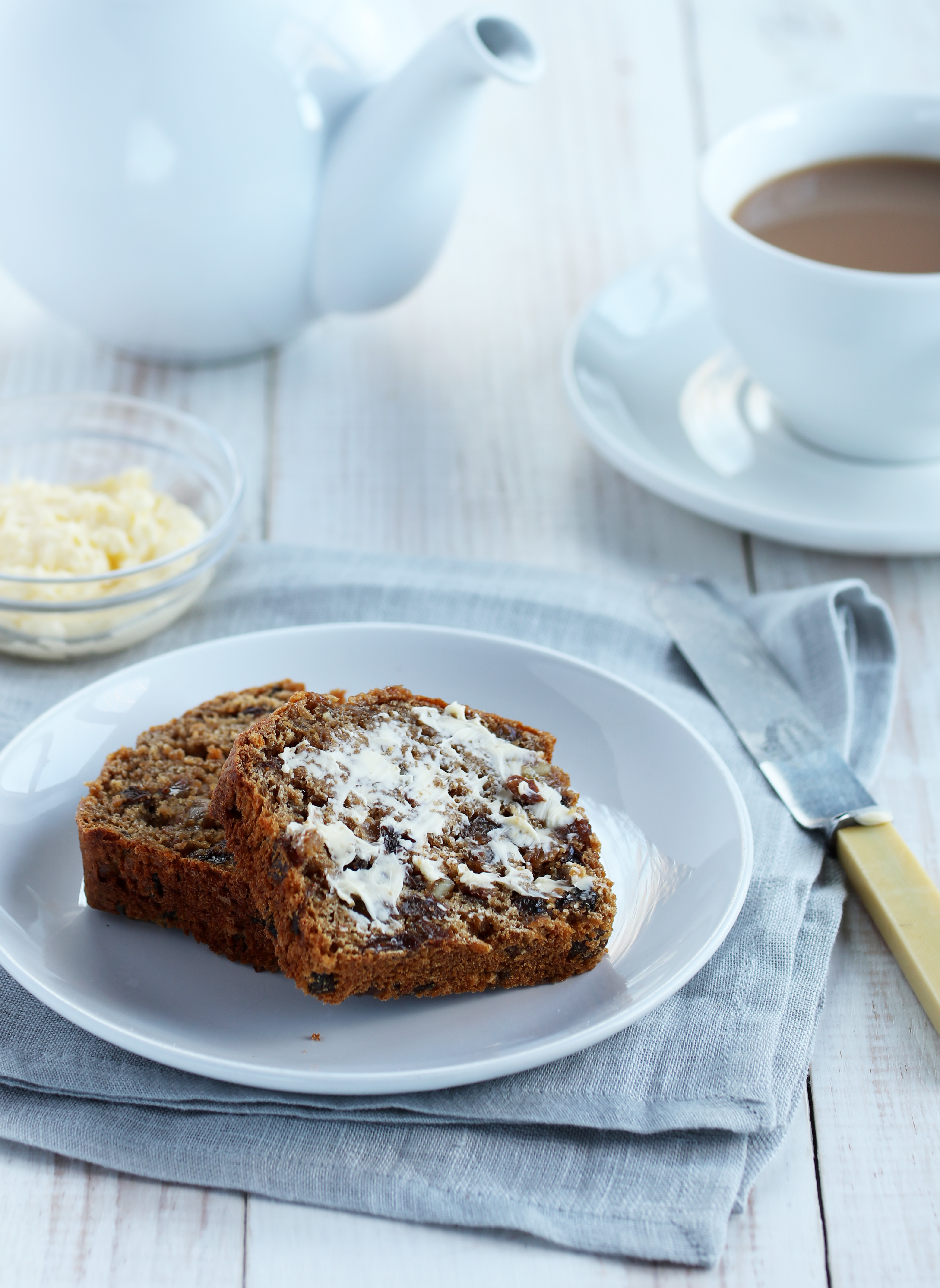 Stevia Based Malt Loaf Slice